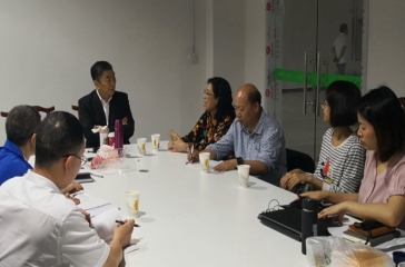 福州市商務行業(yè)兩新組織黨委徐露茵書記一行調研超大福州配送中心